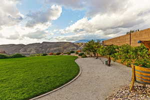 View of property's community with a mountain view