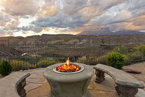 View of mountain background