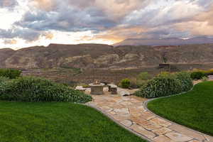 View of mountain backdrop