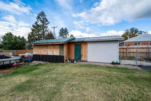 View of shed and workshop