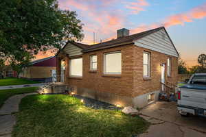View of front of home. South facing rambler