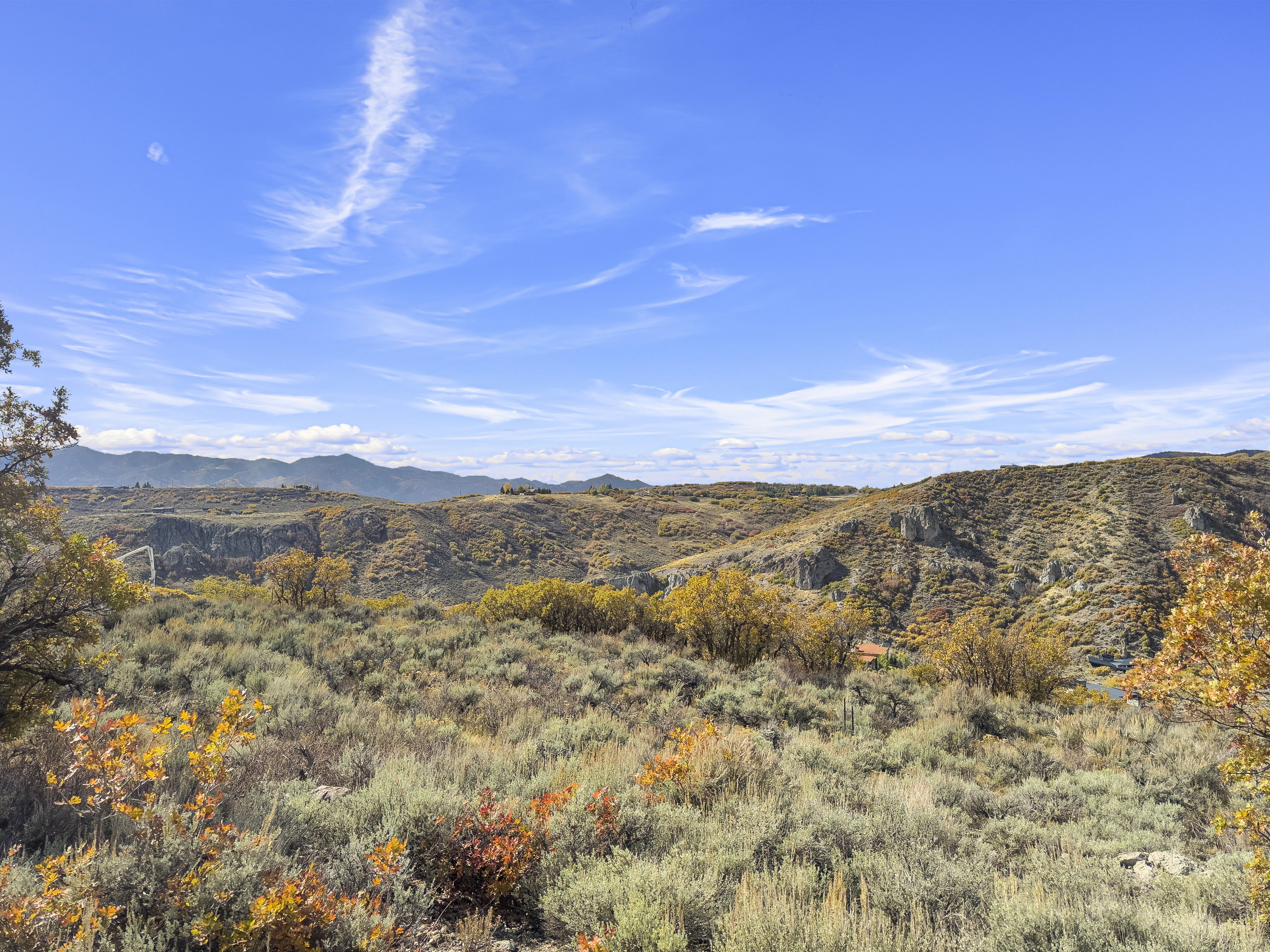 View of mountain background