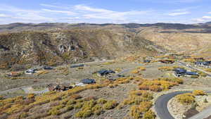 Bird's eye view of mountains