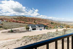 View of mountain background