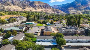 Aerial view of mountains