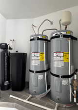 Double Water Heaters and Water Softener