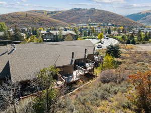 View of mountain background