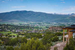 View of mountain background