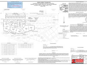 Map showing property parcels