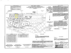 Map showing property parcels