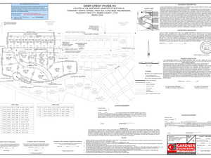 Map showing property parcels