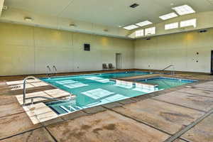 View of indoor pool