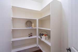 View of storage area