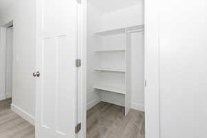 View of closet
