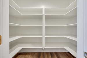 View of storage area