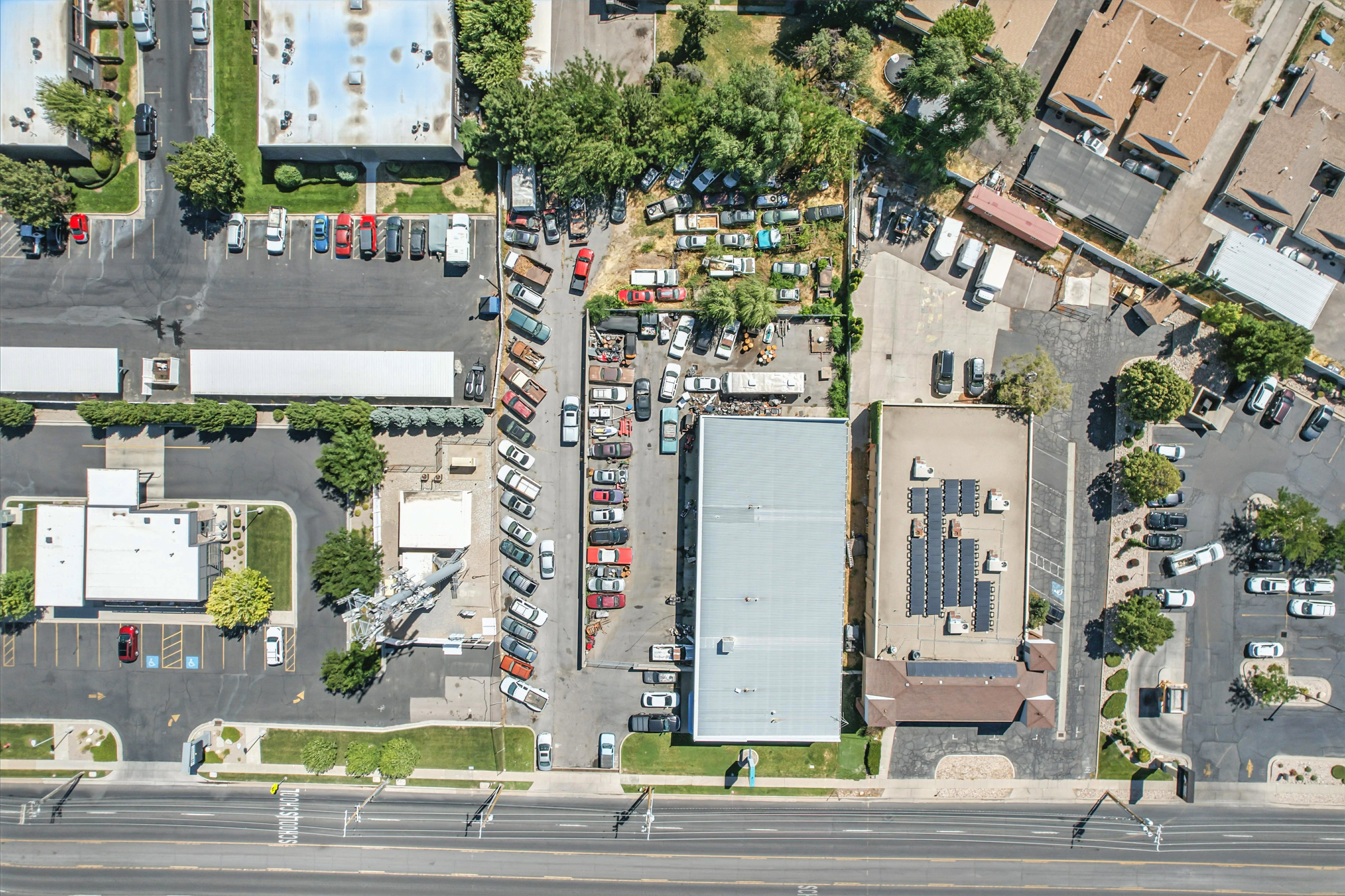 Aerial overview of property's location