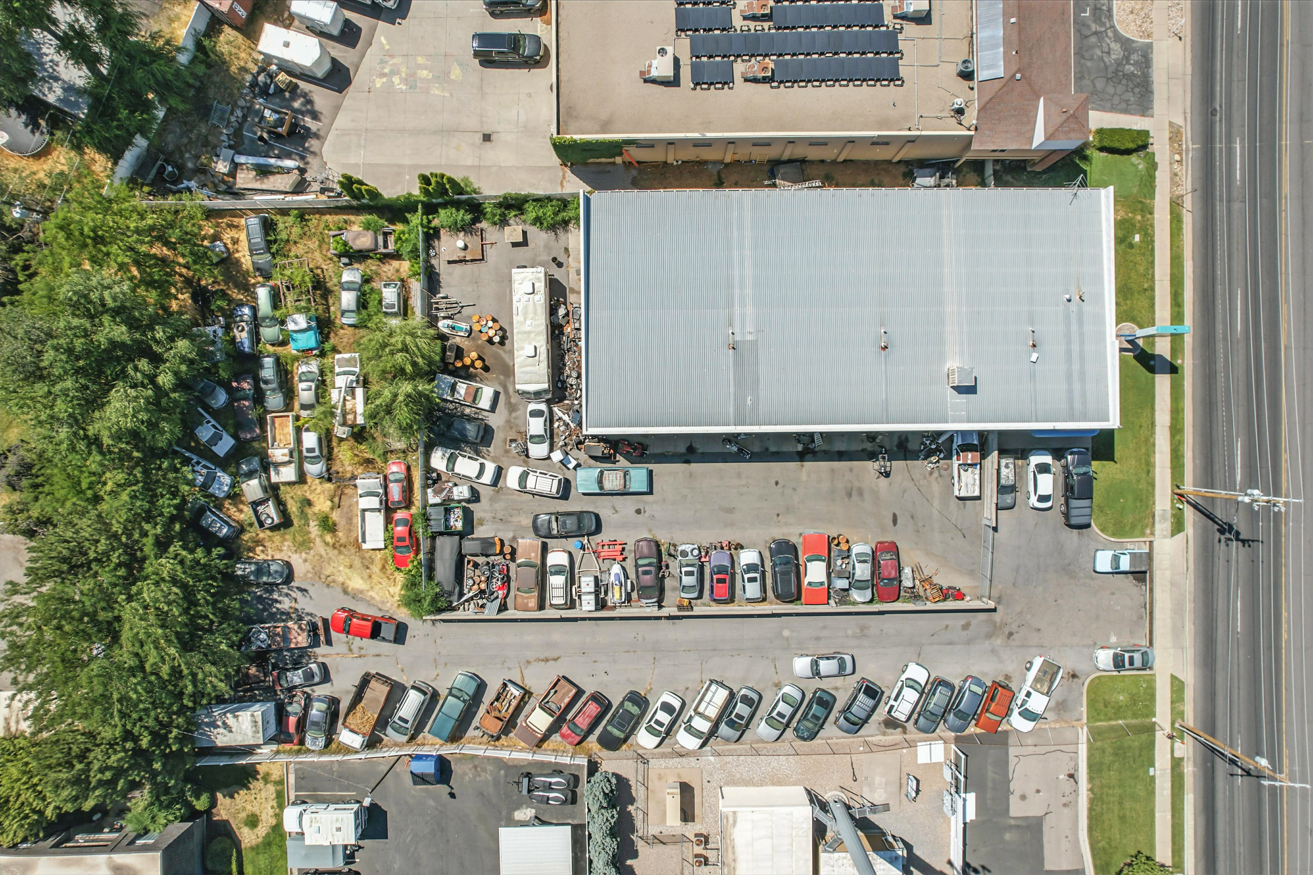 Aerial view of property's location