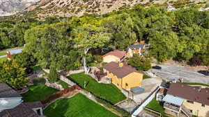 Aerial view of property's location