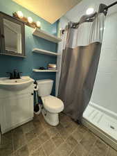 3/4 bathroom in basement