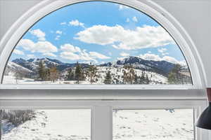 View of mountain background