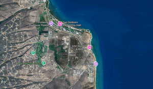 Aerial view of property's location