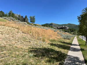 View of mountain background