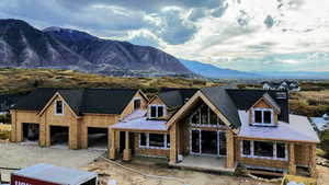 View of mountain background