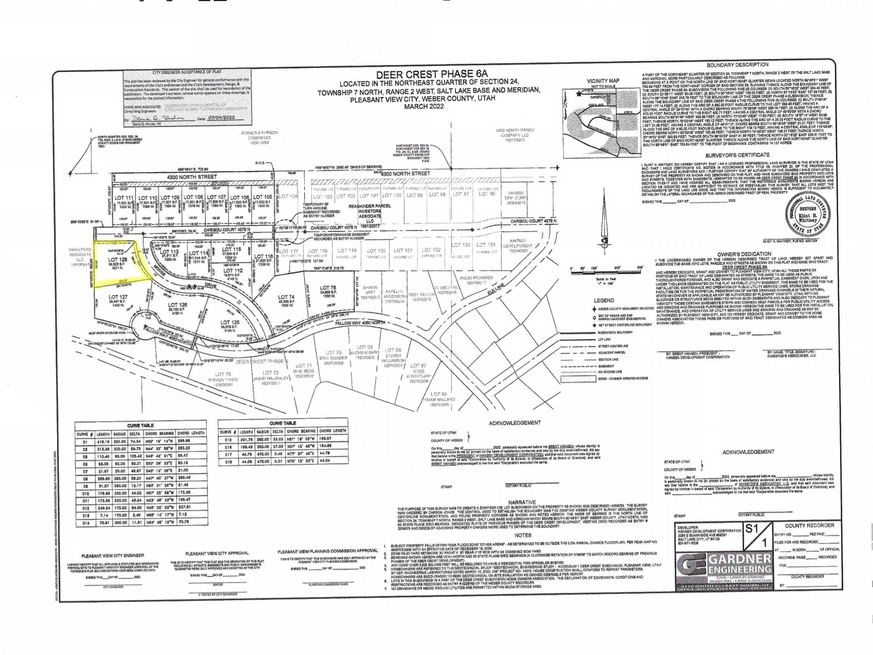 Parcel map