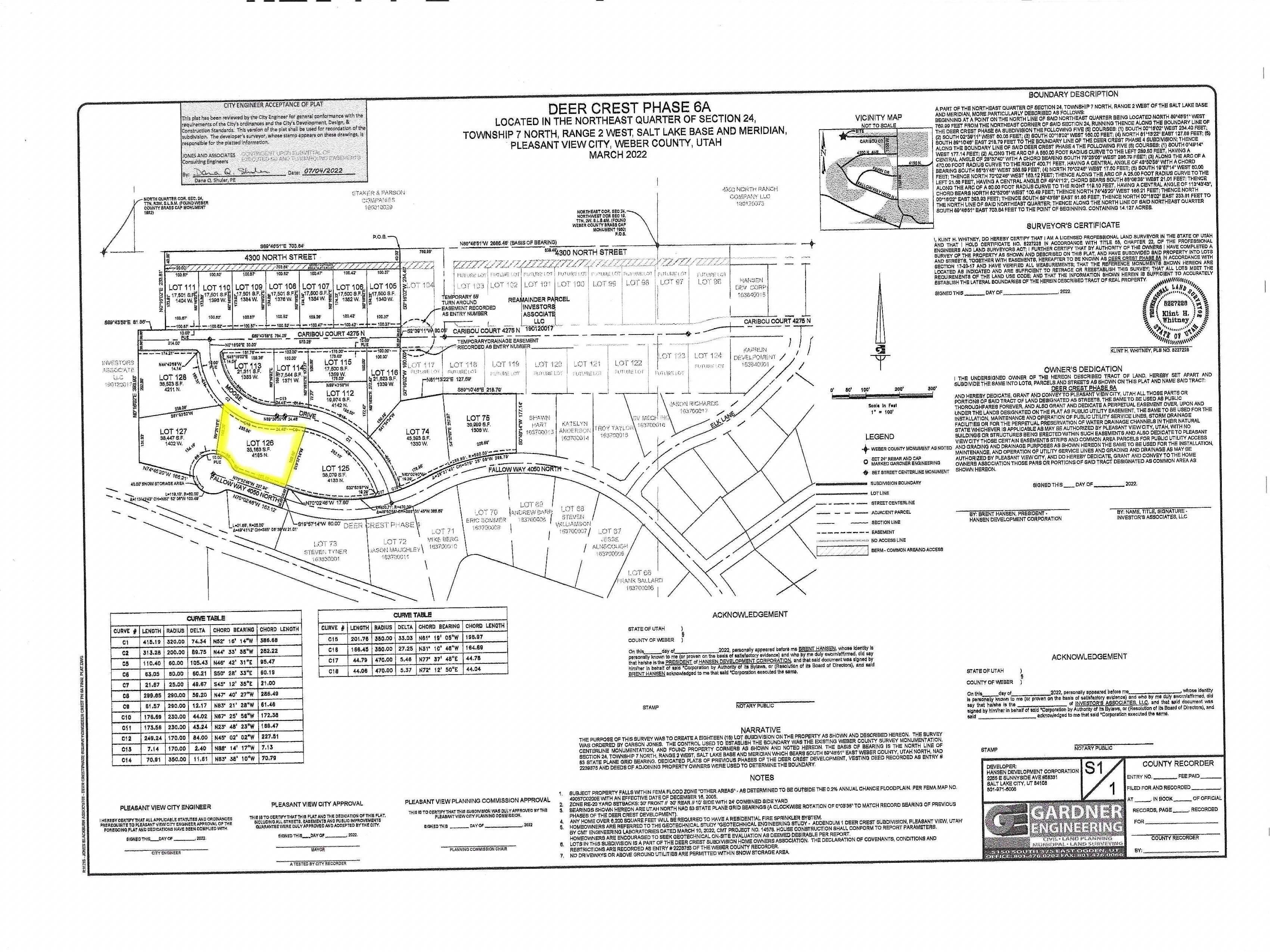 Parcel map