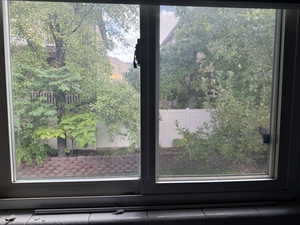 View from kitchen window