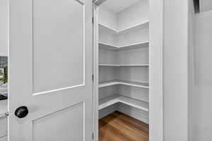 View of storage area