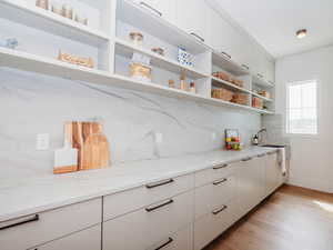 Butler's Pantry featuring a sink