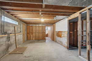 View of basement