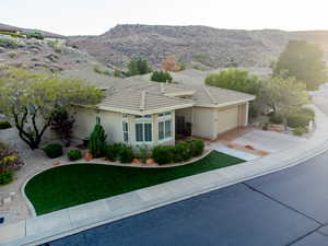 View of mountain background
