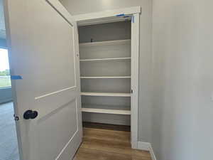 View of closet