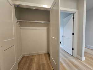 View of closet