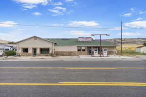 View of property featuring a mountain view
