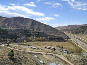 View of mountain background