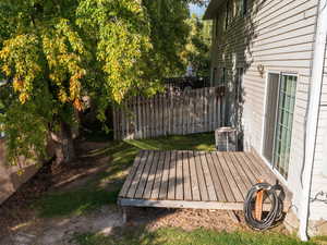 View of deck