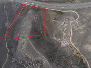 Aerial overview of property's location