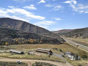 View of mountain backdrop