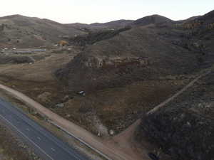 View of mountain backdrop