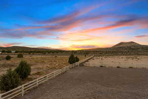 View of yard featuring a mountain view and a rural view