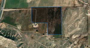 Uintah County plat map ~ approximate boundaries of the 38 acres
