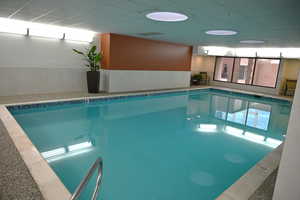 View of indoor pool