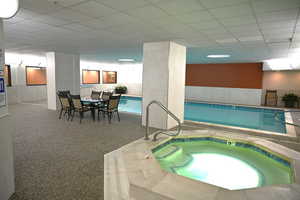 View of indoor pool
