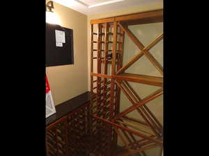 View of wine room