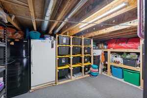 View of storage room