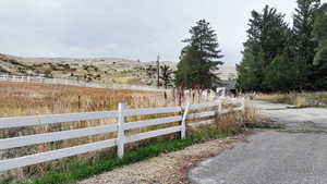 View of street with a view of rural / pastoral area