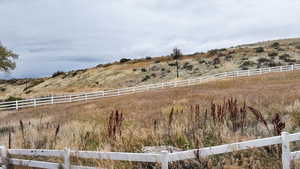 View of yard featuring a rural view